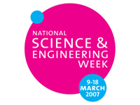 Internal link to National Science and Engineering Week Press Release
